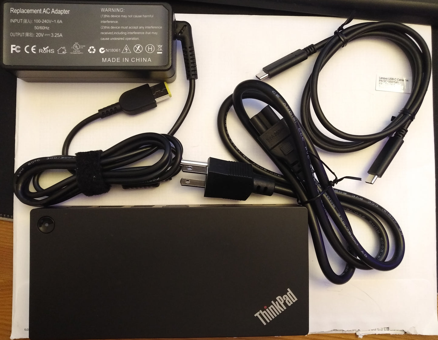 Lenovo USA Lenovo ThinkPad USB-C Dock Gen 2 (40AS0090US)