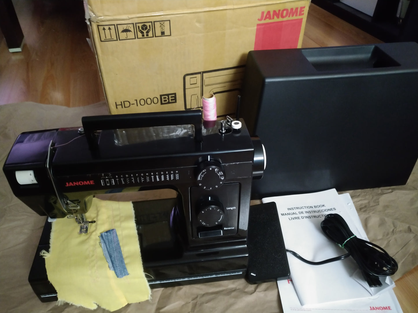 Janome Industrial-Grade Aluminum-Body HD1000 Black Edition