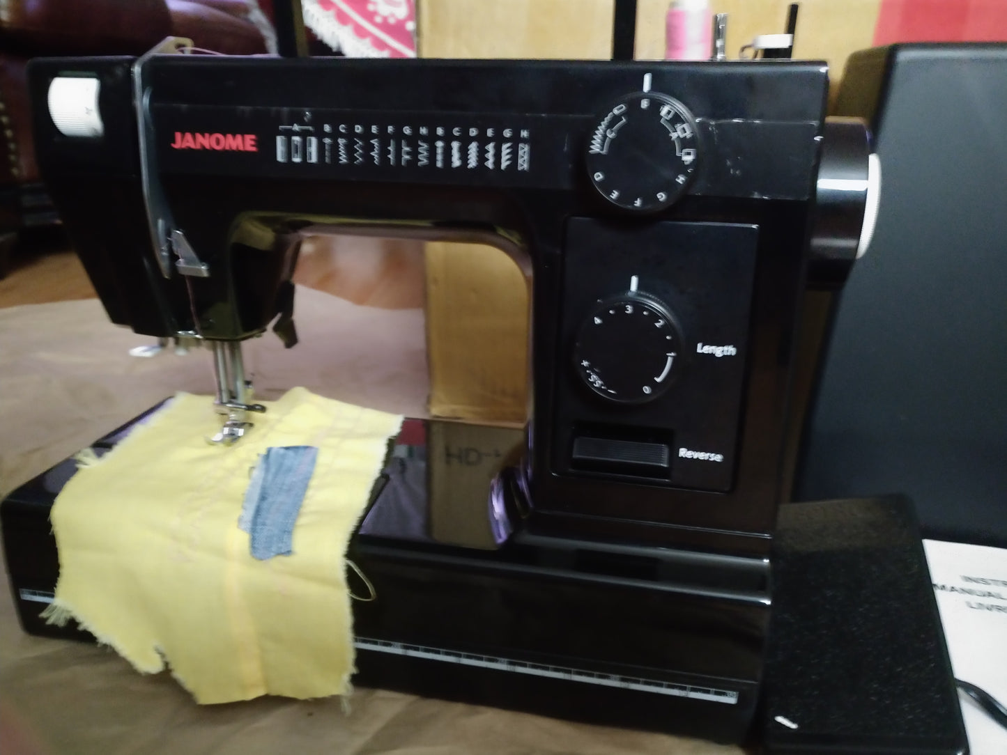 Janome Industrial-Grade Aluminum-Body HD1000 Black Edition
